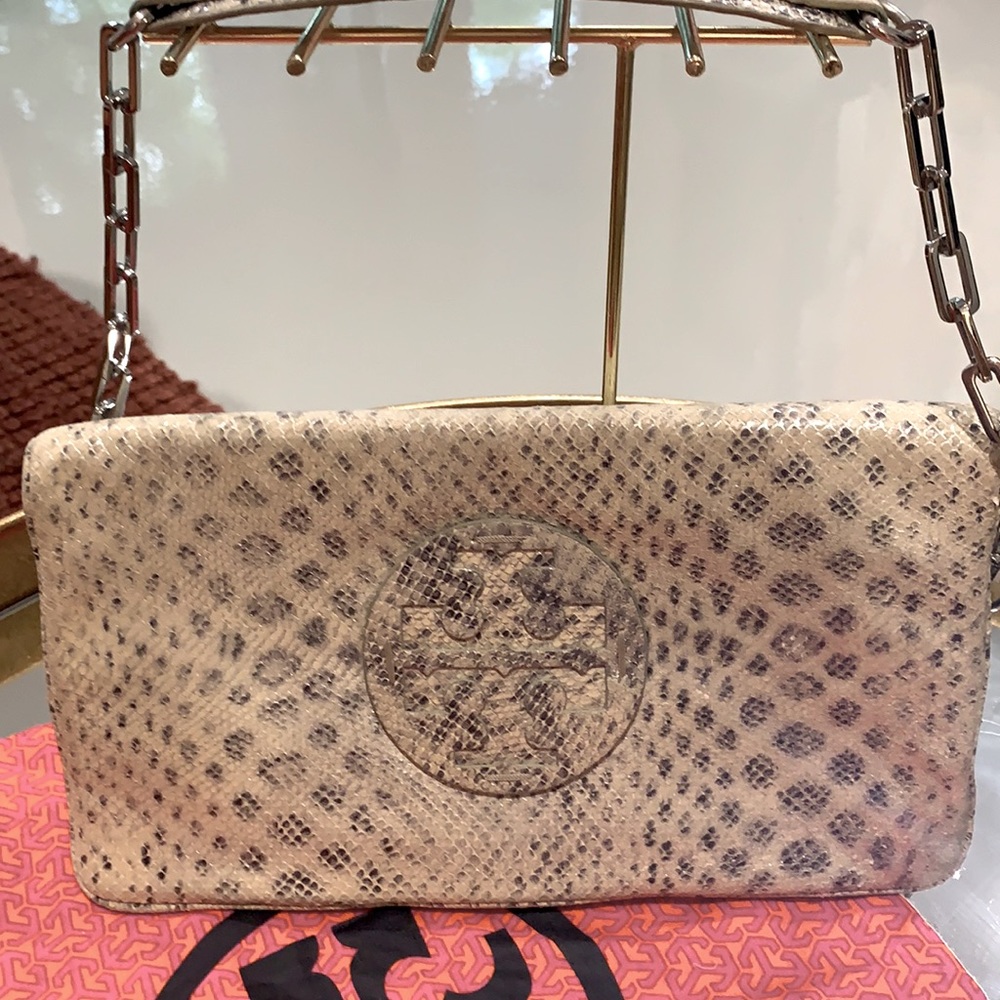 Mint condition Tory Burch Reva clutch